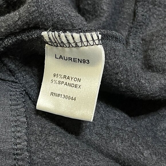 Capote Turtleneck Tunic Top Slate Blue Size S Small Oversized Lauren - Picture 6 of 7